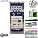 48Hr Quick Ship - Frontlit SEG Fabric Banner Stand And Bag, Superior Block Out Fabric (40" x 96")