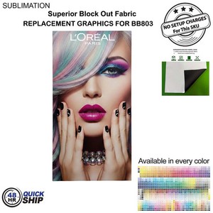 [BB903-3] 48Hr Quick Ship - Replacement Graphics One Sided for Frontlit SEG Fabric Banner, (40" x 80")