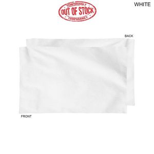 [BL628] Plush and Soft Velour Terry Cotton Blend White Sports, Sweat Towel, Blank Only (12"x18")
