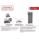 Deluxe Wide Base Retractable Banner Hardware, Stand and Bag, Aluminum Base, Graphics Not Included