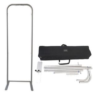 EuroFit Straight Wall Hardware Only, Frame and Carry Case. Graphics Are Not Included (2'x78")