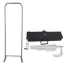 EuroFit Straight Wall Hardware Only, Frame and Carry Case. Graphics Are Not Included (2'x78")