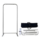 EuroFit Straight Wall Hardware Only, Frame and Carry Case. Graphics Are Not Included (3'x78")