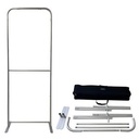 EuroFit Straight Wall Hardware Only, Frame and Carry Case. Graphics are not included (3'x96")