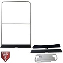 EuroFit Banner Hardware Only, Frame w/Steel Base and Carry Case. Graphics not included (5'x90")