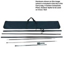 15' Large Flag Kit, Hardware included for Outdoor Use