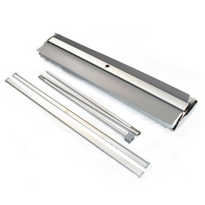 Premium Retractable Banner Hardware, Stand and Bag, Aluminum Base, Graphics are not included