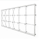 15' Wide Straight Wall Popup Display Hardware Only, Frame and Case. Graphics are not included.