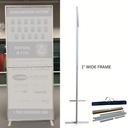 Hardware And Bag Only For Frontlit SEG Fabric Banner Stand and bag, (40"x96")