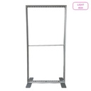 Hardware Only For Backlit LED Light Box SEG Floor Display Banner Kit, (40"W x 96"H)