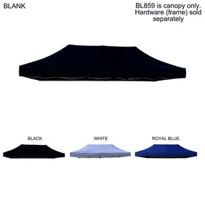 [BL859] 20' Tent Canopy only, Blank, Hardware Frame Not Included