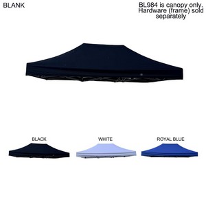 [BL984] 15' Tent Canopy only, Blank, Hardware Frame Not Included