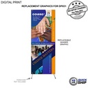 48Hr Quick Ship -Replacement Graphics, for Economical X-Banner, Anti-Reflective (23"x64")