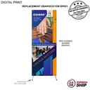 24 Hr Express Ship - Replacement Graphics, for Economical X-Banner, NO SETUP CHARGE (23"x64")