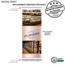 72 Hr Fast Ship - Replacement Graphics, for Premium Retractable Banner (33.5"x79")