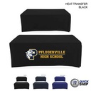 48 Hr Quick Ship - Polycotton Twill Table Throw for 6' Table, Drape style, 4 sided, Closed Back