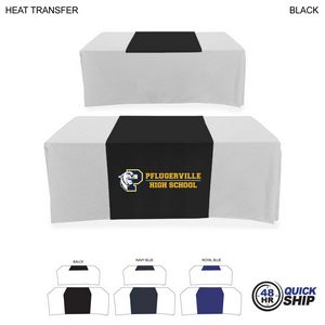 [HT724-2] 48 Hr Quick Ship - Polycotton Twill Table Runner, Covers Front and Top of the table (30"x60")