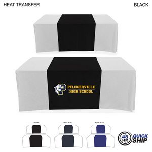 [HT725-2] 48 Hr Quick Ship - Polycotton Twill Table Runner, Covers Front, Top and Back (30"x90")