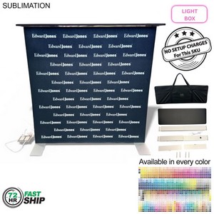 72Hr Fast Ship - Backlit LED Light Box SEG Floor Counter Kit and bag