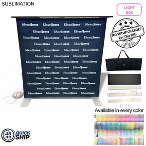 [LT829-3] 48Hr Quick Ship - Backlit LED Light Box SEG Floor Counter Kit And Bag.