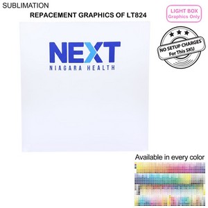 Replacement Graphics one side only for Backlit LED Light Box SEG Wall (8'x8')
