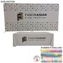 Trade Show Booth Package Supreme, 15' EuroFit Tension Fabric Wall Display and PREMIUM 8' Tablecloth