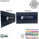 72Hr Fast Ship - EuroFit Tension Fabric Straight Wall Display Kit, Double Sided Graphics (15'x8')