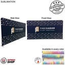 24H Express Ship -EuroFit Tension Fabric Straight Wall Display Kit, Double Sided Graphics (15'x8')