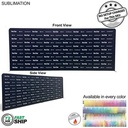 72Hr Fast Ship -EuroFit Tension Fabric Straight Wall Display Kit, Double Sided Graphics (20'x8')