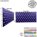 15' Straight Wall Full Height Tension Fabric Pop-up Display Kit, NO SETUP CHARGE