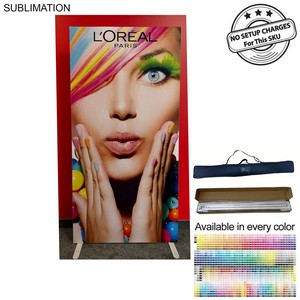 [PM803] Frontlit SEG Fabric Banner Stand And Bag, (40" x 80")