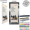 Frontlit SEG Fabric Banner Stand And Bag, (40" x 96")