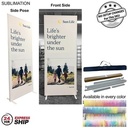 24Hr Express Ship - Frontlit SEG Fabric Banner Stand And Bag (40" x 96".)