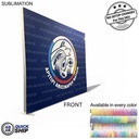 48Hr Quick Ship - Frontlit SEG Fabric Floor Wall Kit, Includes 2 Single Sided Graphics (10'x8')