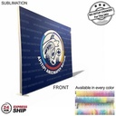 24Hr Express Ship - Frontlit SEG Fabric Floor Wall Kit, Includes 2 Single Sided Graphics (10'x8')