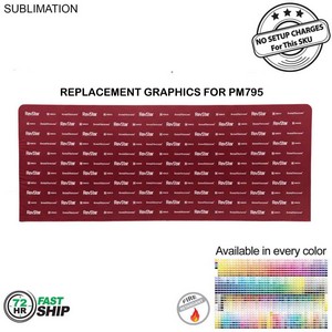 [PM895-2] 72Hr Fast Ship - Replacement Graphics Double Sided EuroFit Tension Fabric Slip On Cover (20'x8')