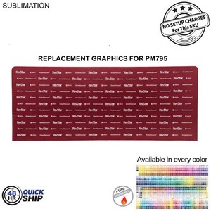 [PM895-3] 48Hr Quick Ship - Replacement Graphics Double Sided EuroFit Tension Fabric Slip On Cover (20'x8')