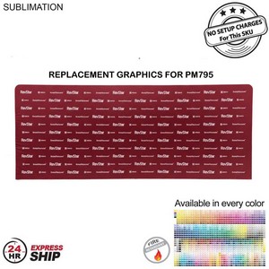 [PM895-4] 24Hr Express Ship- Replacement Graphics Double Sided EuroFit Tension Fabric Slip On Cover (20'x8')
