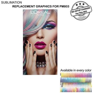 Replacement Graphics One sided for Frontlit SEG Fabric Banner Stand, (40" x 80".)