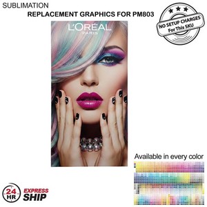 [PM903-4] 24Hr Express Ship -Replacement Graphics One sided for Frontlit SEG Fabric Banner Stand (40" x 80")