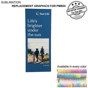 Replacement Graphics One sided for Frontlit SEG Fabric Banner Stand (40" x 96")