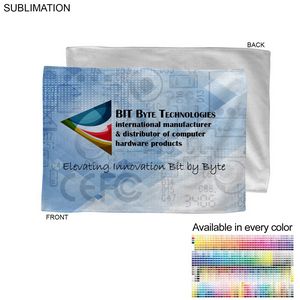 [SU178-10] Microfiber Dri-Lite Terry Branding Towel, Sublimated Edge to Edge 1 side (12"x18")