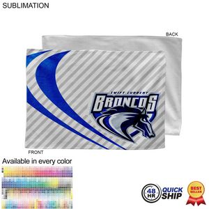 48 Hr Quick Ship - Microfiber Dri-Lite Terry Rally, Sports, Skate Towel, Sublimated (12"x18")