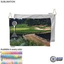 48Hr Quick Ship - Microfiber Dri-Lite Terry Golf Towel, Nofold Grommet & Hook, Sublimated (12"x18")