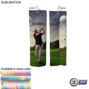 48Hr Quick Ship-Microfiber Dri-Lite Terry Golf Towel, 18" length, Trifold Grommet & Hook, Sublimated