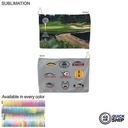48Hr Quick Ship - Microfiber Terry Golf Towel, Nofold, Sublimated 2 Sides (12"x18")