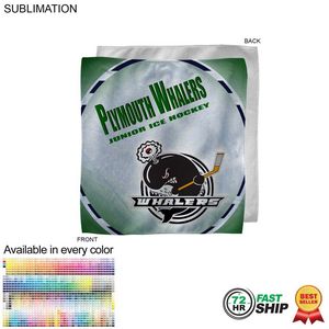 [SU206-15] 72 Hr Fast Ship - Microfiber Dri-Lite Terry Fan, Cheering, Skate Towel, Sublimated (12"x12")