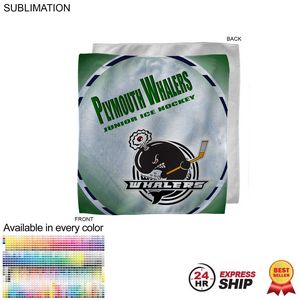 [SU206-19] 24 Hr Express Ship - Microfiber Dri-Lite Terry Fan, Cheering, Skate Towel, Sublimated (12"x12")