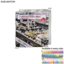 Microfiber Dri-Lite Terry Branding Towel, Sublimated Edge to Edge 1 side (12"x12")
