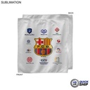 48 Hr Quick Ship - White Microfiber Dri-Lite Terry Sponsorship Rally Towel, Sublimated (10"x10")